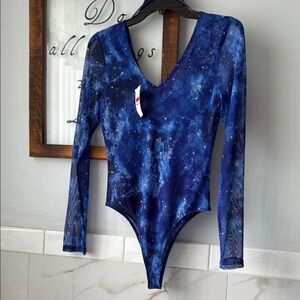 Galaxy Print women’s  Bodysuit